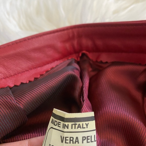 Handmade super soft leather skirt size s - Picture 5 of 7